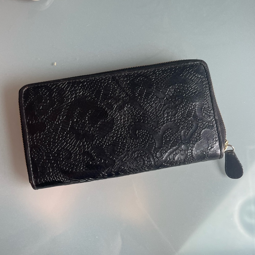 Black Faux Leather Wallet